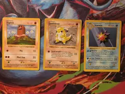 Pokemon SHADOWLESS Base Set Lot Starmie Sandshrew Diglett Vintage WOTC Cards - Image 1