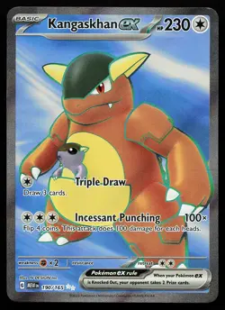 Kangaskhan ex 190/165 Ultra Rare 151 Pokemon Card - Image 1