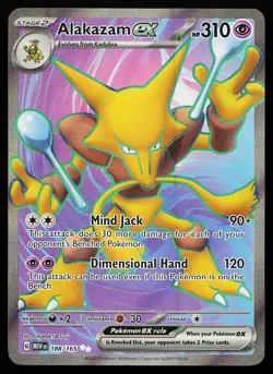 Alakazam ex 188/165 Ultra Rare 151 Pokemon Card - Image 1