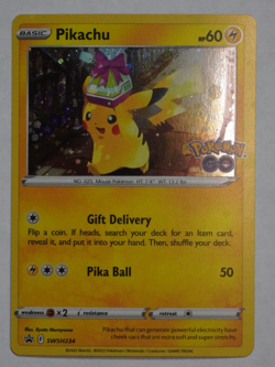 Pikachu SWSH234 SWSH: Sword & Shield Promo Cards Holo Pokemon GO - Image 1