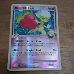 Roserade C lv 58 Reverse Holo 40/147 Pokemon Card Supreme Victors 2009 - Image 1