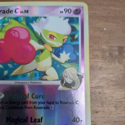 Roserade C lv 58 Reverse Holo 40/147 Pokemon Card Supreme Victors 2009 - Image 2