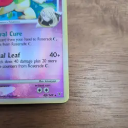 Roserade C lv 58 Reverse Holo 40/147 Pokemon Card Supreme Victors 2009 - Image 5