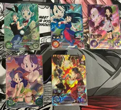 UGM10-GCP Full Complete Set of 5 DRAGON BALL GIRLS Dragon Ball Heroes Card NM - Image 1