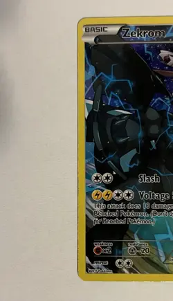 Pokemon TCG Zekrom Black Star Promos Holo Card XY76 - Lightly Played - Image 3