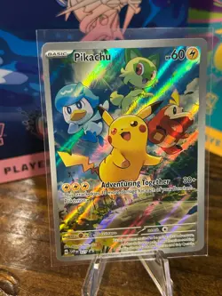 Pokemon Pikachu TCG Scarlet & Violet Promo Holo Card SVP027 - Image 1