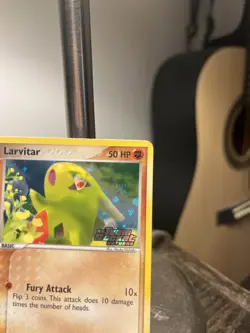 Larvitar 62/109 Team Rocket Returns Reverse Holo NM Pokemon TCG Vintage Card - Image 3