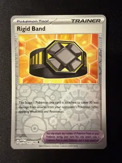 Rigid Band Trainer Item 165/165 Reverse Holo SV 151- Pokemon Card - Image 1