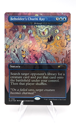 Beholder's Charm Ray - Bribery (Rainbow Foil) Secret Lair Drop Foil - Image 1