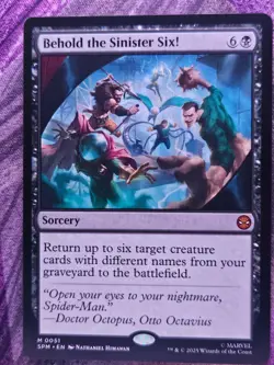 Behold the Sinister Six! 51 Mythic Marvel's Spider-Man Magic: The Gathering LP - Image 1