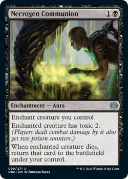 Necrogen Communion 99 Uncommon Phyrexia: All Will Be One Magic: The Gathering NM - Image 1