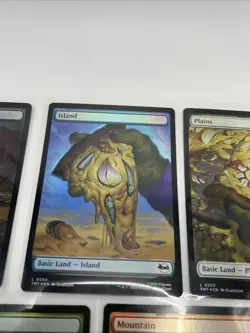 MTG TMT Borderless Foil Pizza Lands (5) Unplayed Nm/mt - Image 3