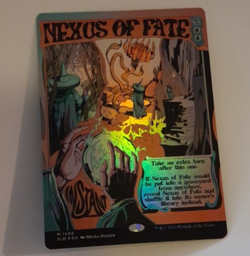 Nexus of Fate Borderless Poster FOIL NM Secret Lair 1498 MTG - Image 1