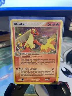 Pokemon Blaziken Holo Rare HP 3/109 Ruby and Sapphire - Image 1