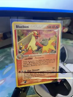 Pokemon Blaziken Holo Rare HP 3/109 Ruby and Sapphire - Image 2