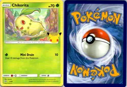 Chikorita 002/025 P McDonald's 25th Anniversary Promos Pokemon NM - Image 3