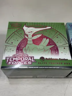 Lot of (2) Pokemon Center Exclusive Temporal Forces Elite Trainer Boxes Sealed - Image 2