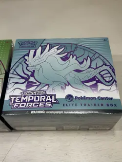 Lot of (2) Pokemon Center Exclusive Temporal Forces Elite Trainer Boxes Sealed - Image 3