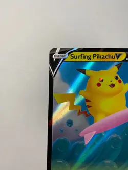 Surfing Pikachu V Pokemon Celebrations Sword & Shield Rare 008/025 NM Pokemon - Image 5