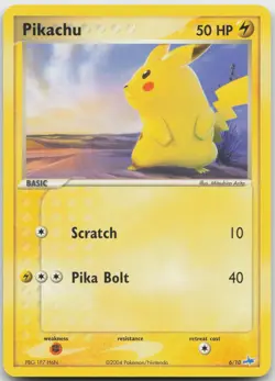 Pikachu 6/10 EX Trainer Kit Latios Pokemon Near Mint - Image 1