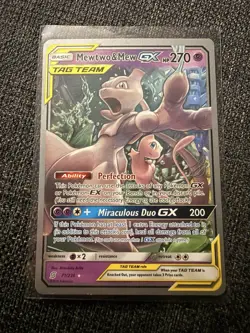 Pokemon Mewtwo & Mew GX TAGTEAM Ultra Rare WorldChampionship 2019 English - Image 1