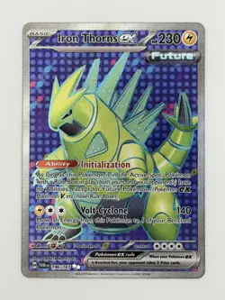 Iron Thorns ex 196/167 Twilight Masquerade Full Art Ultra Rare Pokemon NM - Image 1