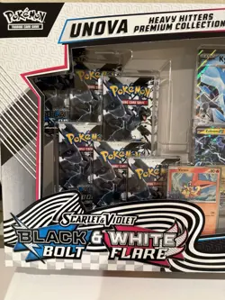 Incl FREE BONUS PACK! Pokemon Unova Heavy Hitters Premium Black Bolt/White Flare - Image 4