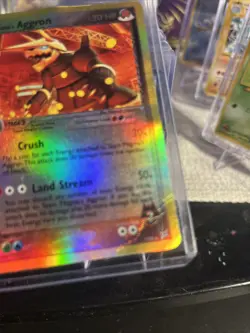 Pokemon Team Magma's Aggron 7/95 Holo EX Team Magma vs Team Aqua HP - Image 2