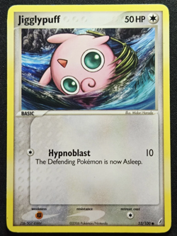 Jigglypuff 53/100 EX Crystal Guardians 2006 Pokemon TCG - Image 1