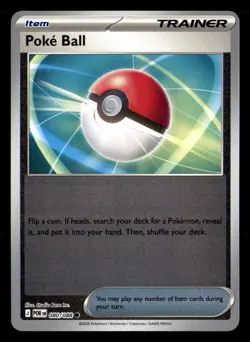 Poke Ball 080/088 Common Perfect Order Pokemon Reverse Holo Near Mint - Image 1