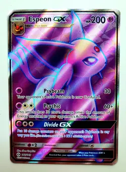 2017 Pokemon Sun & Moon Espeon GX 140/149 Full Art Ultra Rare NM - Image 1
