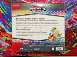 Pokemon TCG Prismatic Evolutions Poster Collection Box New Factory Sealed - Image 2