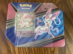 Pokemon TCG V Heroes Tin Sylveon V NISB Sealed - Image 1