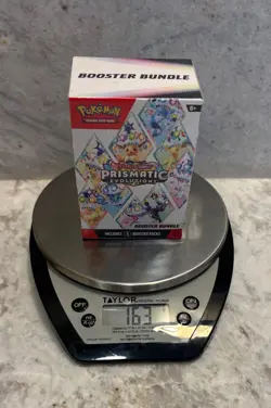 SEALED Pokemon Prismatic Evolutions Booster Bundle 163 grams, actually heavy - Image 2