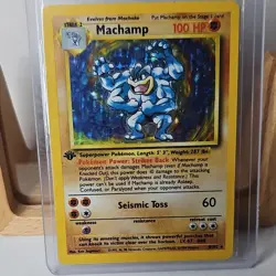 1st Edition Machamp Deck Exclusives Holo Rare 8/102 English Excellent Condition - Image 1