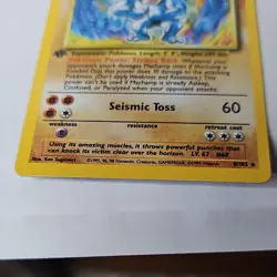1st Edition Machamp Deck Exclusives Holo Rare 8/102 English Excellent Condition - Image 2