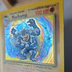 1st Edition Machamp Deck Exclusives Holo Rare 8/102 English Excellent Condition - Image 4