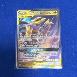 Pokemon Company Garchomp & Giratina GX 146/236 Sm-Unified Minds Ultra Rare Holo… - Image 1