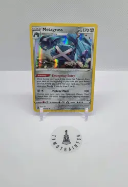 Pokemon - Metagross - Sword & Shield - Silver Tempest 119/195 Holo Rare - Image 1
