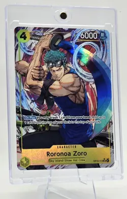 One Piece CCG Roronoa Zoro OP15-113 Super Rare Alternate Art English - Image 2