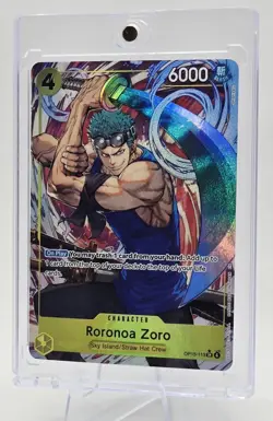 One Piece CCG Roronoa Zoro OP15-113 Super Rare Alternate Art English - Image 3