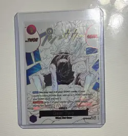 Bandai One Piece CCG Gear Two OP06-080 Event Super Rare Alt Art Foil ENG - Image 1