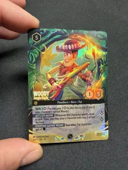 Disney Lorcana TCG Woody - Jungle Guide 54/P3 Cold Foil EN - Set champs - NM - Image 1