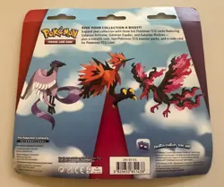 Pokemon Trading Card Game Galarian Zapdos Moltres Articuno Blister Pack 820650851438 - Image 2