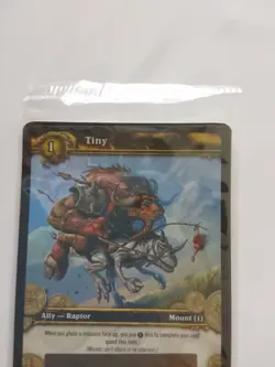 World of Warcraft WOW TCG Tiny Loot Card Unscratched SEALED - Image 2