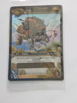 World of Warcraft WOW TCG Tiny Loot Card Unscratched SEALED - Image 3