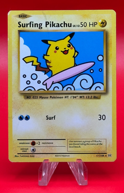 Surfing Pikachu - 111/108 - Pokemon Evolutions XY Secret Rare Card MP - Image 1