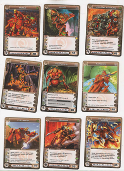 Lot #0685. 9 Chaotic Danian cards . - Image 1