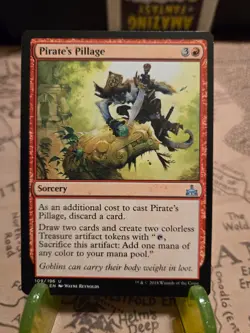 MTG Pirate's Pillage Rivals of Ixalan Regular Uncommon NM - Image 1