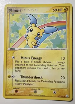 Minun 67/101 2004 Pokemon Hidden Legends Regular - Image 1